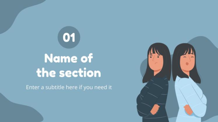 Plantilla de presentación Trastorno límite de la personalidad