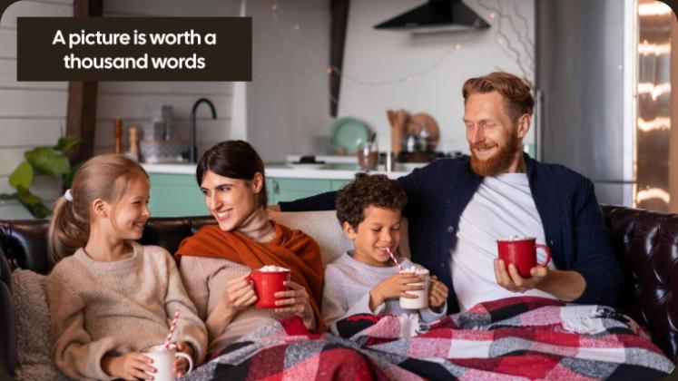 맛있는 핫 코코아 프레젠테이션 템플릿