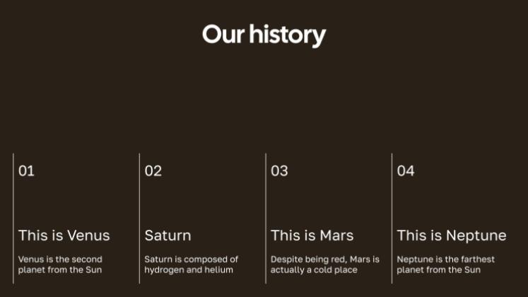 맛있는 핫 코코아 프레젠테이션 템플릿