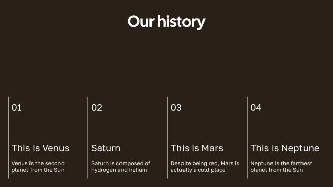 맛있는 핫 코코아 프레젠테이션 템플릿