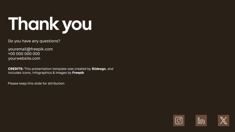 맛있는 핫 코코아 프레젠테이션 템플릿