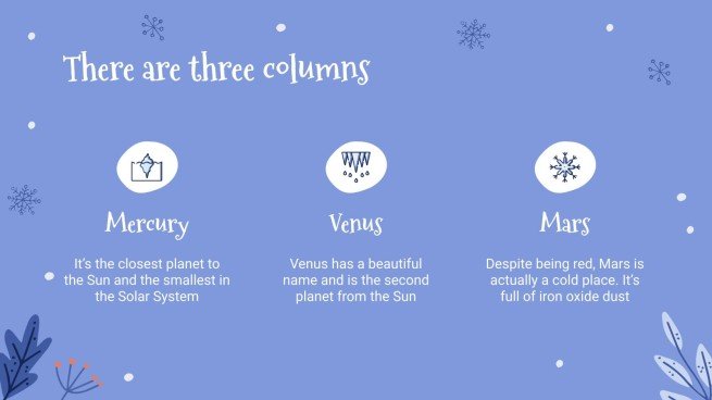 Animation de chutes de neige Modèles de présentation