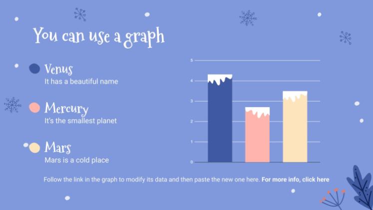 Animation de chutes de neige Modèles de présentation