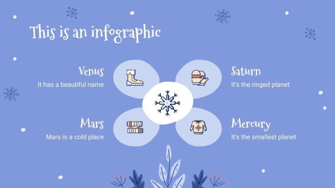 Animation de chutes de neige Modèles de présentation