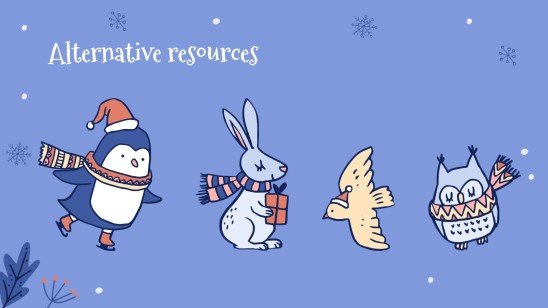 Animation de chutes de neige Modèles de présentation