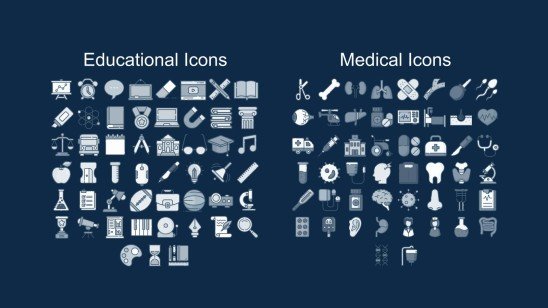 Animation de chutes de neige Modèles de présentation