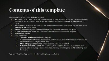 Diaporama Darkle Modèles de présentation