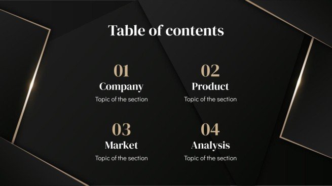 Diaporama Darkle Modèles de présentation