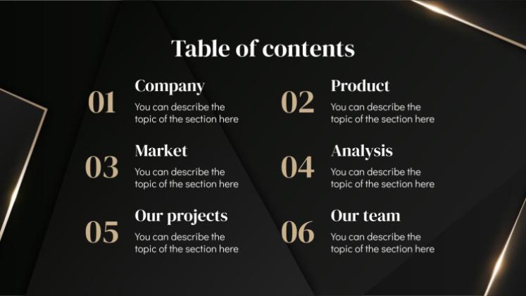 Diaporama Darkle Modèles de présentation