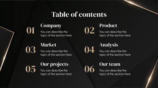 Diaporama Darkle Modèles de présentation