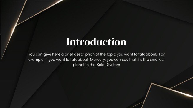 Diaporama Darkle Modèles de présentation