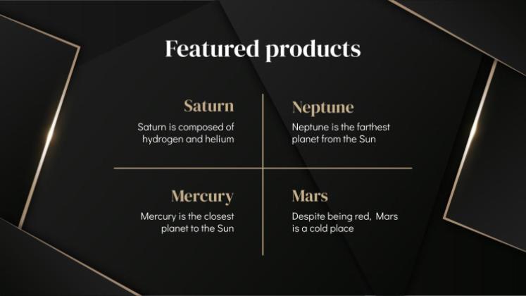 Diaporama Darkle Modèles de présentation