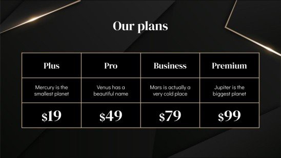 Diaporama Darkle Modèles de présentation