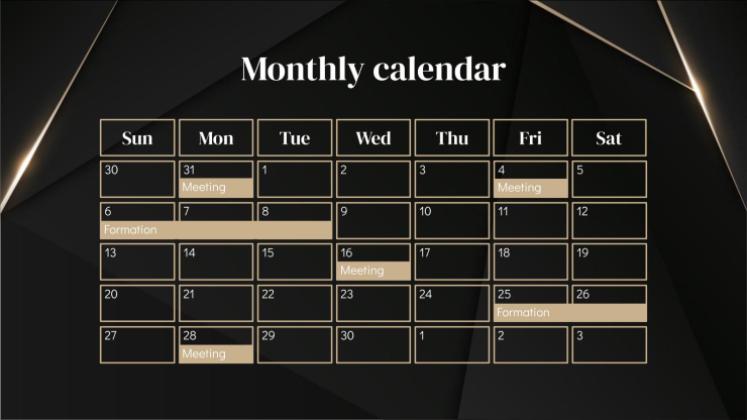 Diaporama Darkle Modèles de présentation