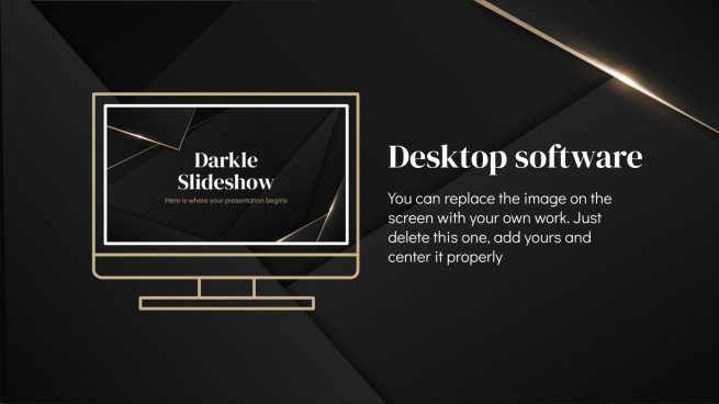 Diaporama Darkle Modèles de présentation