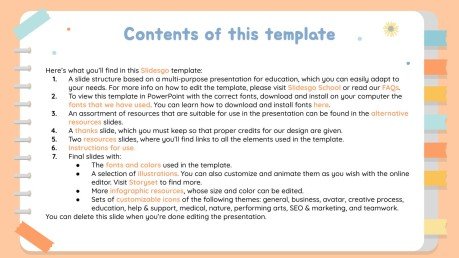 Activités éducatives sur la nature Modèles de présentation