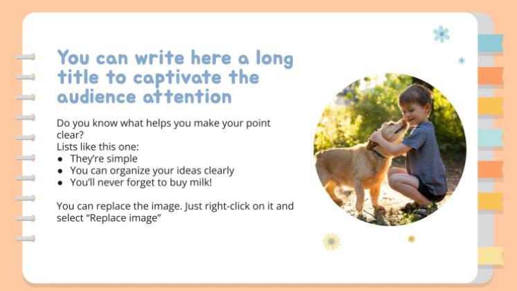 Activités éducatives sur la nature Modèles de présentation