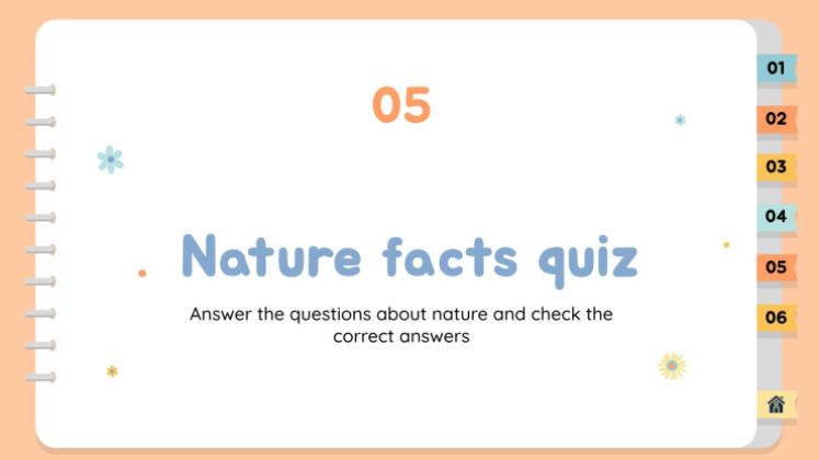 Activités éducatives sur la nature Modèles de présentation