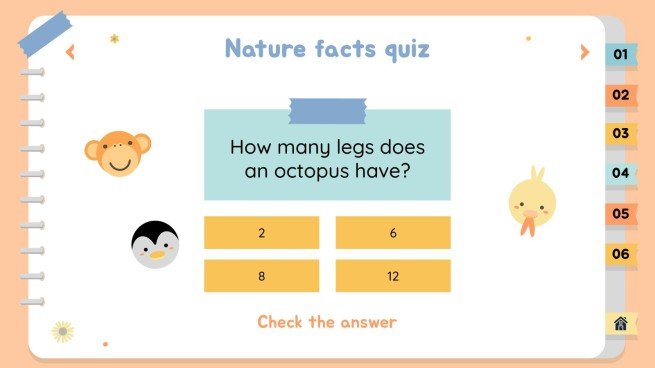 Activités éducatives sur la nature Modèles de présentation