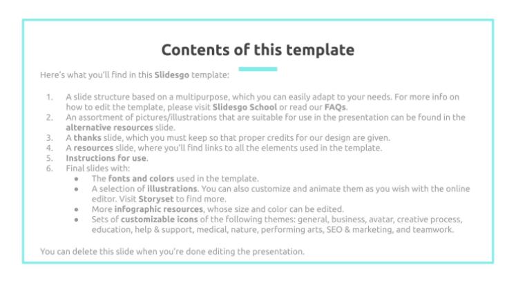 Modelo de apresentação Charme minimalista