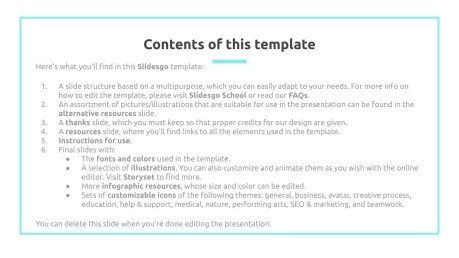 Modelo de apresentação Charme minimalista