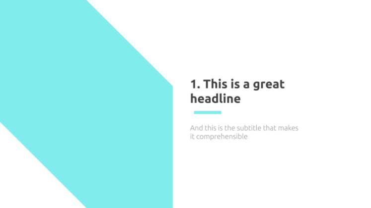 Modelo de apresentação Charme minimalista