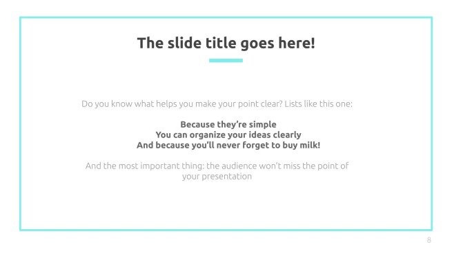 Modelo de apresentação Charme minimalista