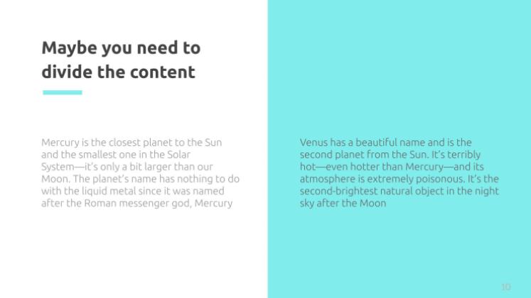 Modelo de apresentação Charme minimalista