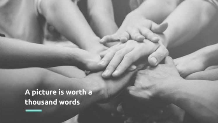 Modelo de apresentação Charme minimalista