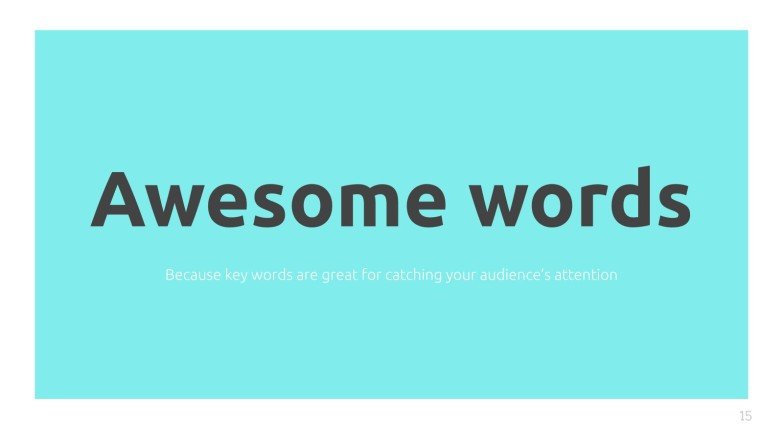 Modelo de apresentação Charme minimalista