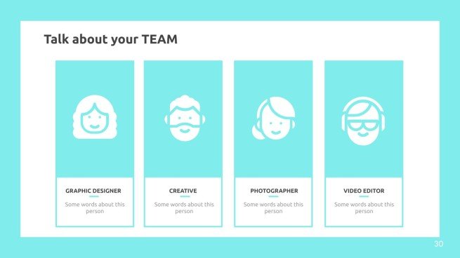 Modelo de apresentação Charme minimalista