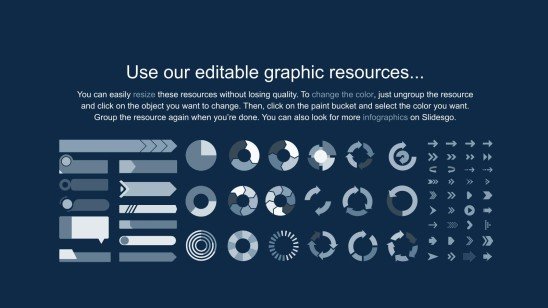 Modelo de apresentação Charme minimalista