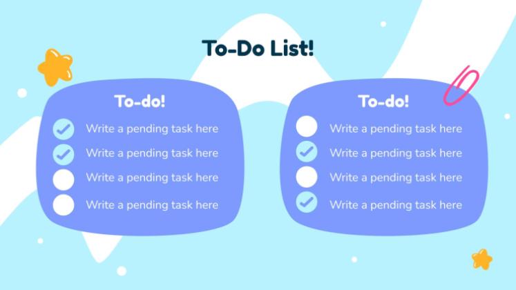 Planificateur hebdomadaire pour l’école primaire Modèles de présentation