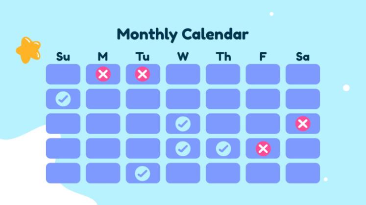 Planificateur hebdomadaire pour l’école primaire Modèles de présentation