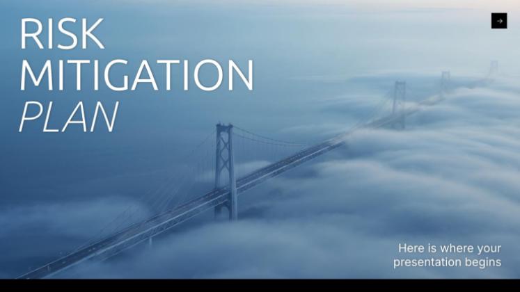 Risk Mitigation Plan presentation template 
