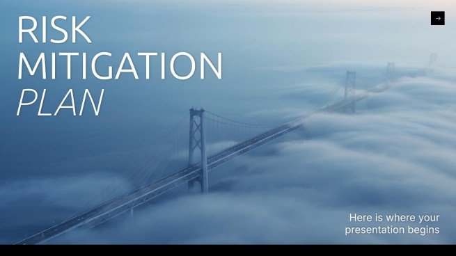 Risk Mitigation Plan presentation template 