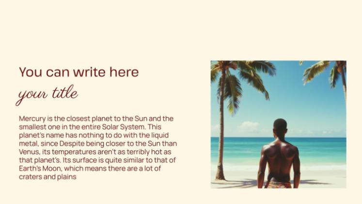 Modelo de apresentação Meu Diário de Verão