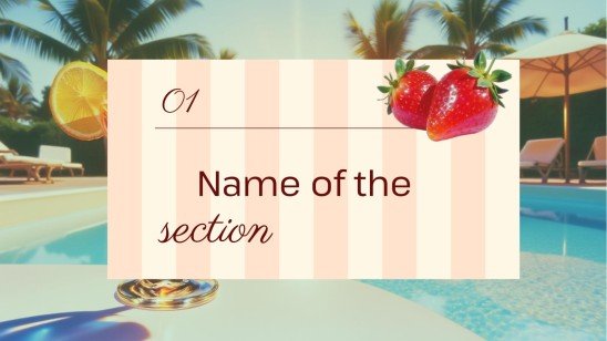 Modelo de apresentação Meu Diário de Verão