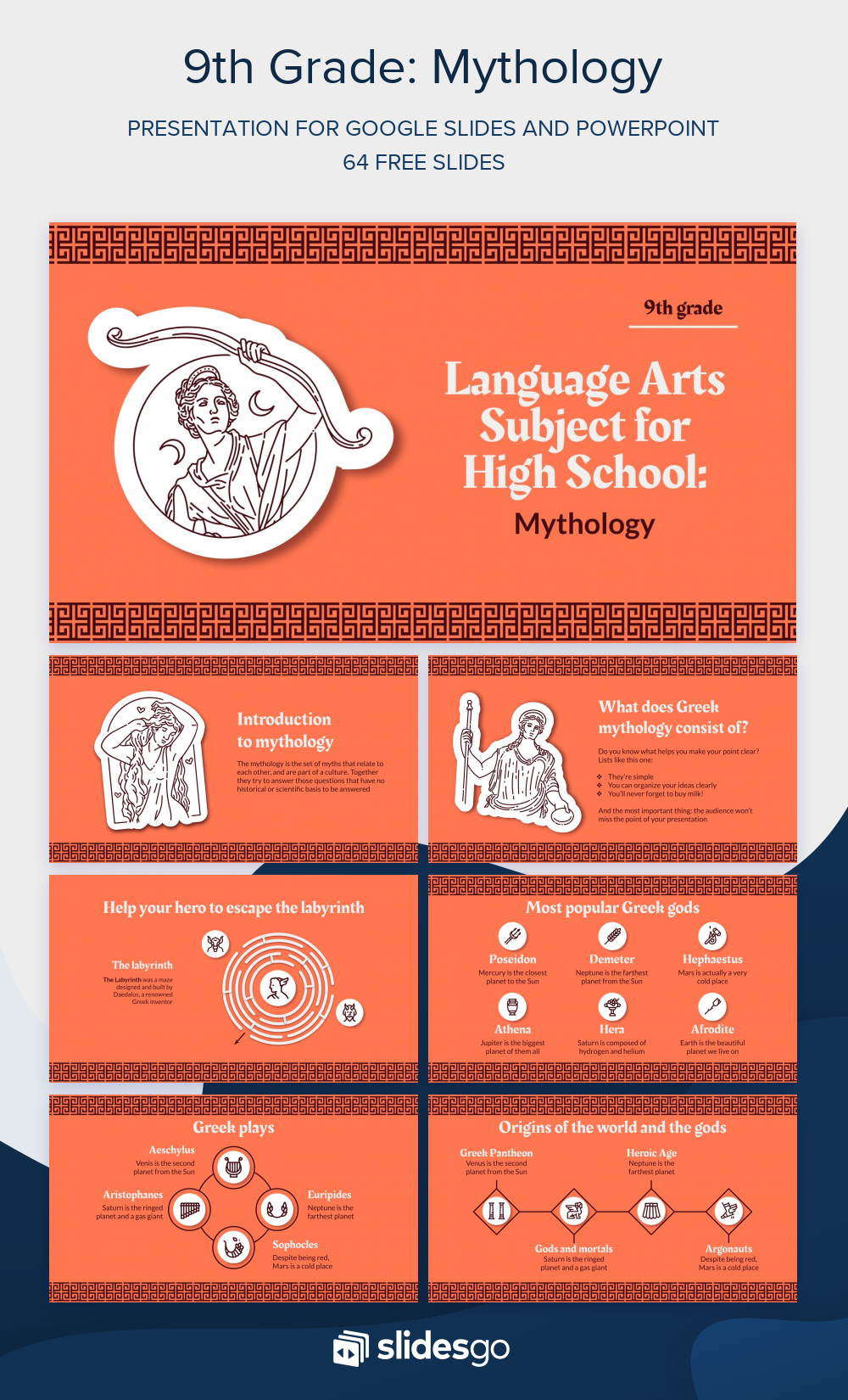 Language Arts Subject for High School - 9th Grade: Mythology