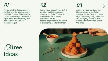 맛있는 야채 요리법 프레젠테이션 템플릿