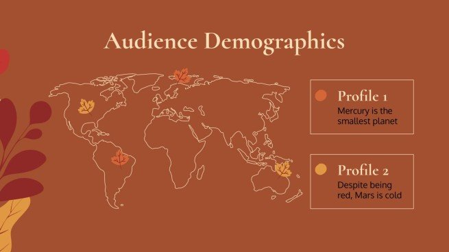 Plantilla de presentación Fondos otoñales