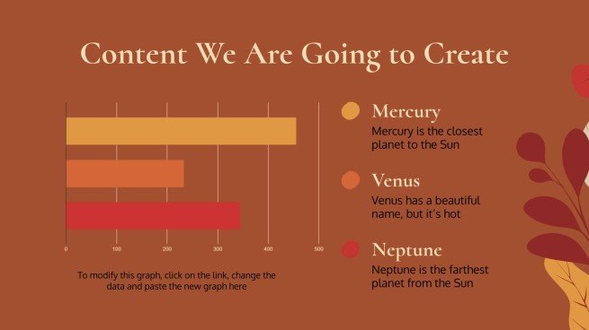 Plantilla de presentación Fondos otoñales