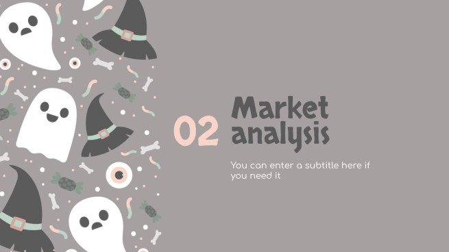 할로윈 패턴 소셜 미디어 프레젠테이션 템플릿