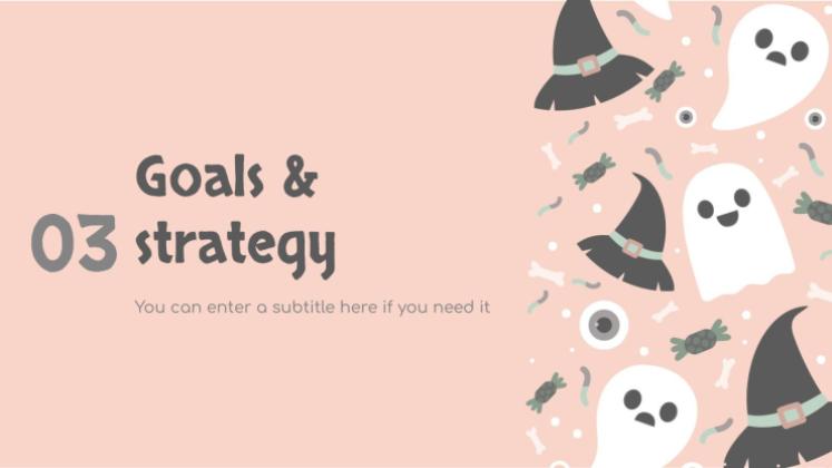 할로윈 패턴 소셜 미디어 프레젠테이션 템플릿