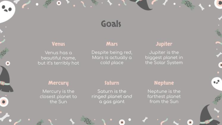 할로윈 패턴 소셜 미디어 프레젠테이션 템플릿