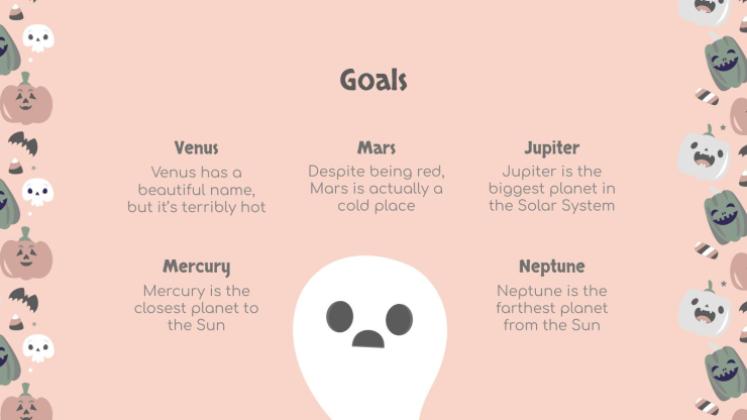 할로윈 패턴 소셜 미디어 프레젠테이션 템플릿