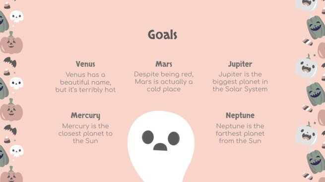 할로윈 패턴 소셜 미디어 프레젠테이션 템플릿