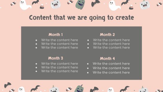 할로윈 패턴 소셜 미디어 프레젠테이션 템플릿