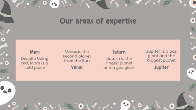 할로윈 패턴 소셜 미디어 프레젠테이션 템플릿