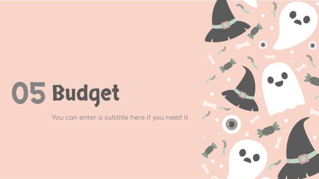 할로윈 패턴 소셜 미디어 프레젠테이션 템플릿